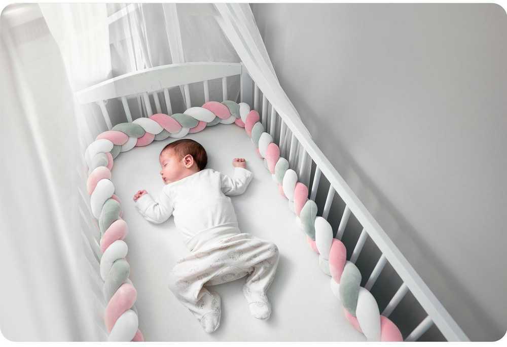 Ricokids pinta lovytės apsauga 3m - rožinė ir pilka