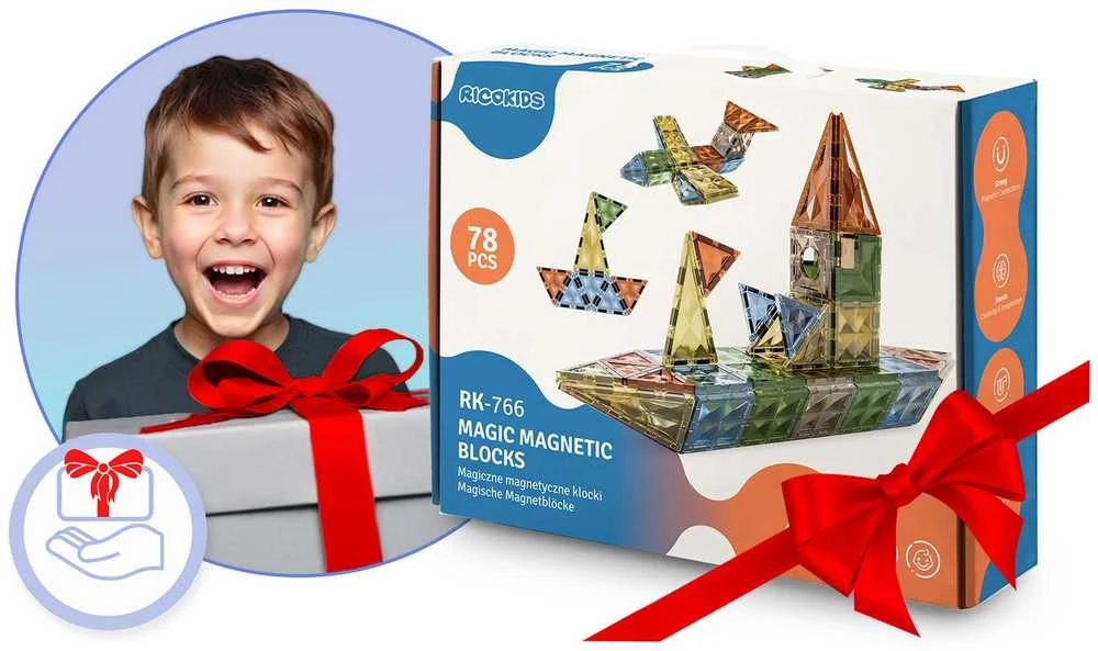Ricokids RK-766 magnetiniai blokeliai