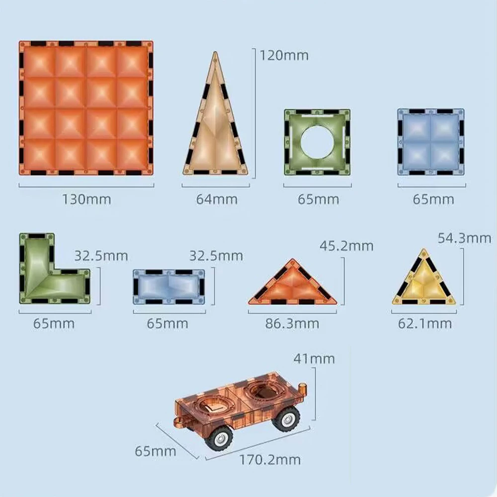 Ricokids RK-766 magnetiniai blokeliai