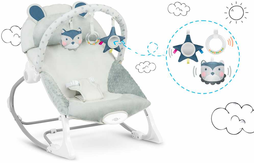 Ricokids šokinėjimo lovelė su vibracija - viržių spalvos