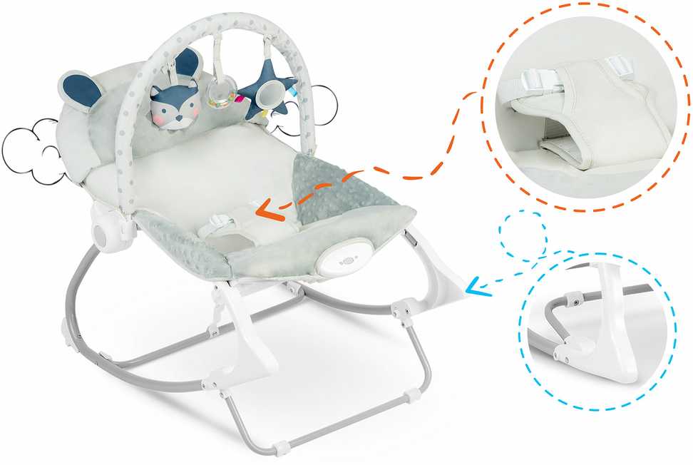 Ricokids šokinėjimo lovelė su vibracija - viržių spalvos
