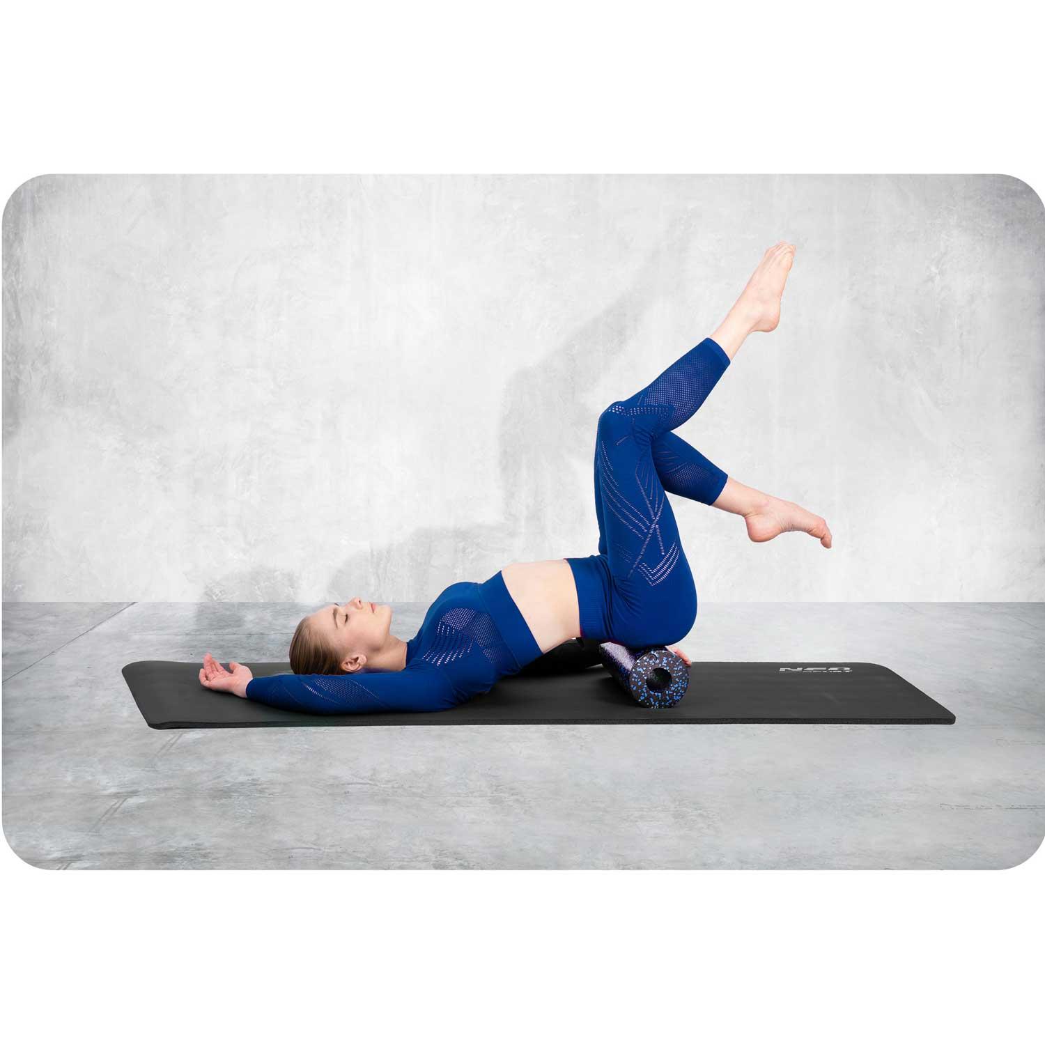 Neo-Sport Mankštos volelis 33x14cm NS-954 juodas ir mėlynas