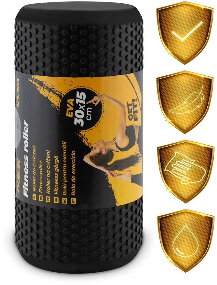 Roller mankštos volelis EVA NS-963 juodas