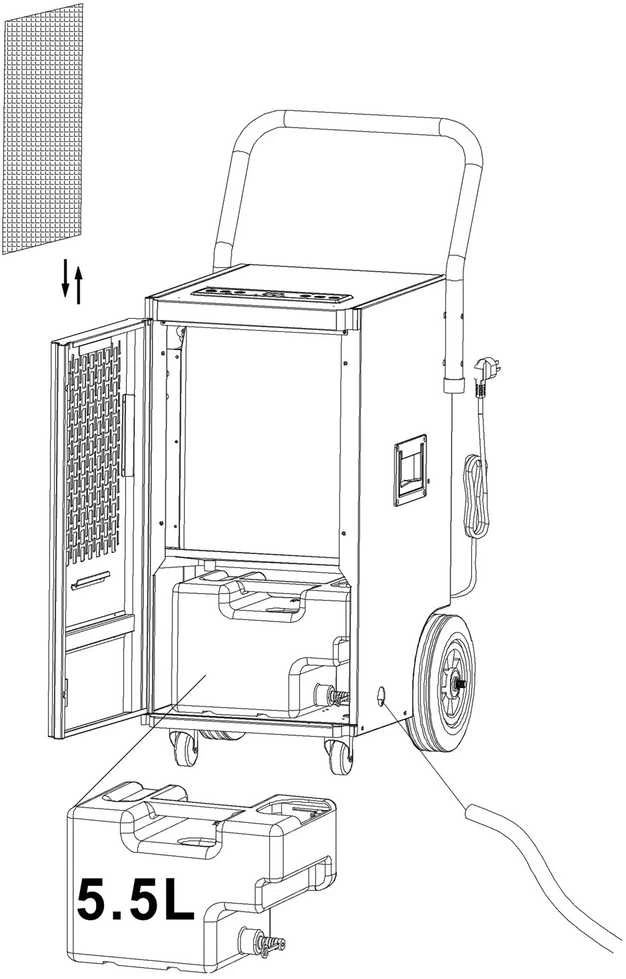Pramoninis oro sausintuvas 50l/24h Humberg HM-481