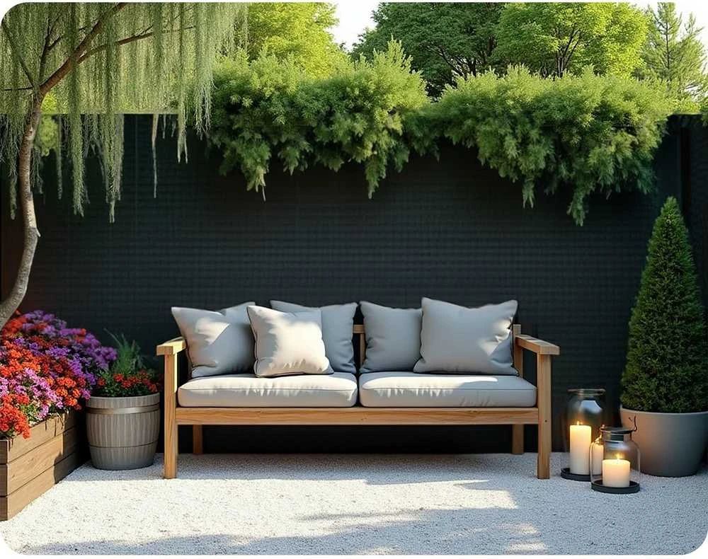 Plonos Tinklelis nuo šešėlių 1,5 x 25 m, 110 g/m² + 50 spaustukų, pilkas