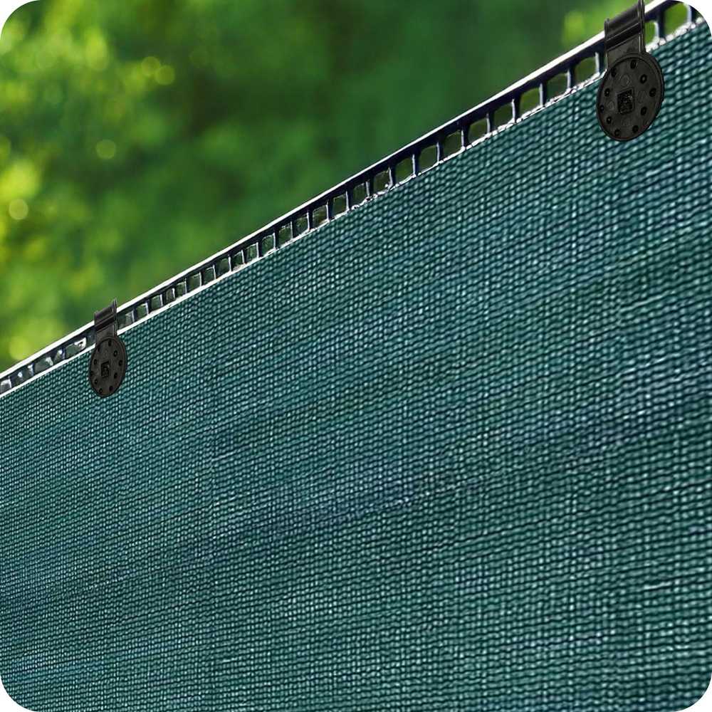 Plonos Tinklelis nuo šešėlių 1,5 x 50 m, 140 g/m² + 50 spaustukų, žalias