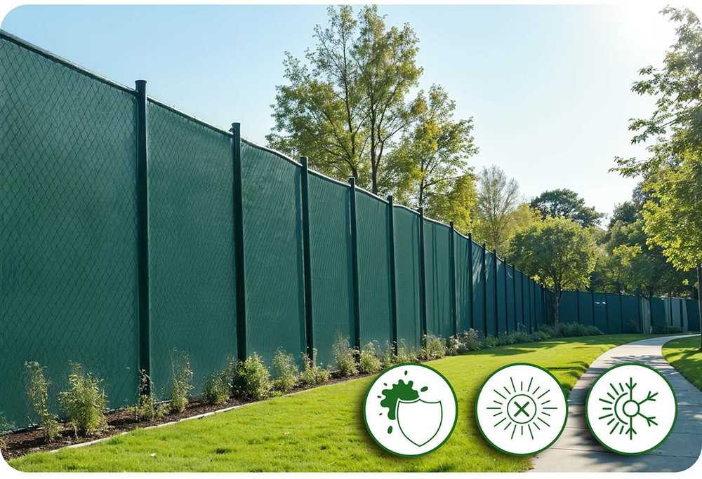 Plonos Tinklelis nuo šešėlių 1,5 x 50 m, 140 g/m² + 50 spaustukų, žalias