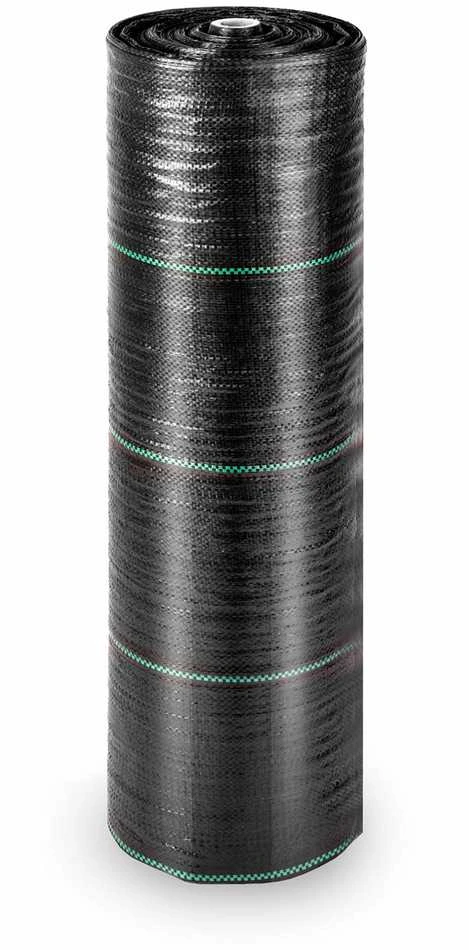 Sodo agrotekstilė 1,6 m x 50 m 90 g/m2 + 50 „Plonos“ smeigtukų - juoda