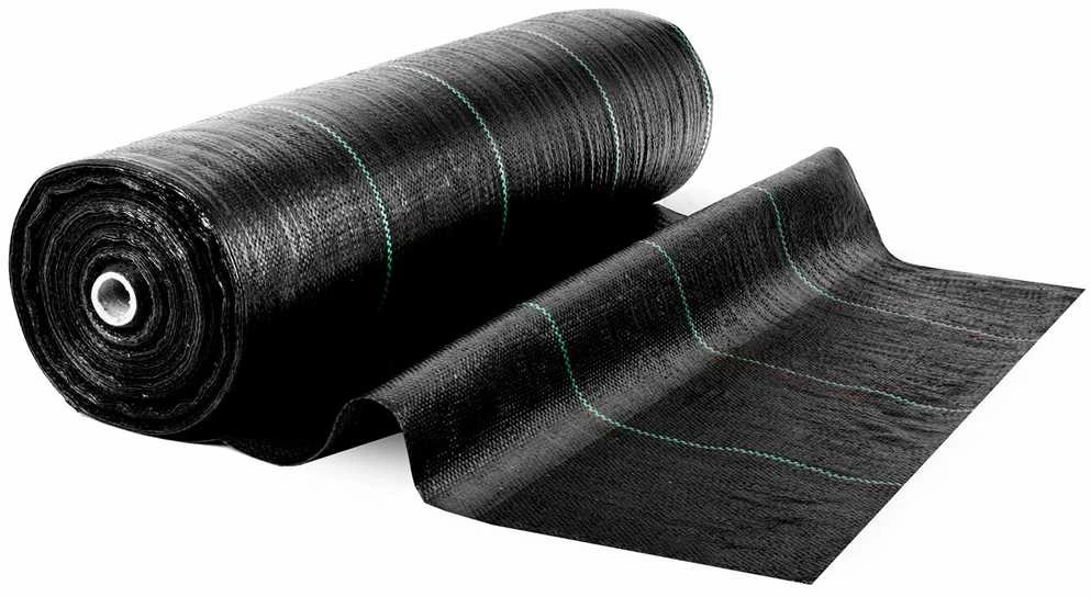 Sodo agrotekstilė 1,6 m x 50 m 90 g/m2 + 50 „Plonos“ smeigtukų - juoda