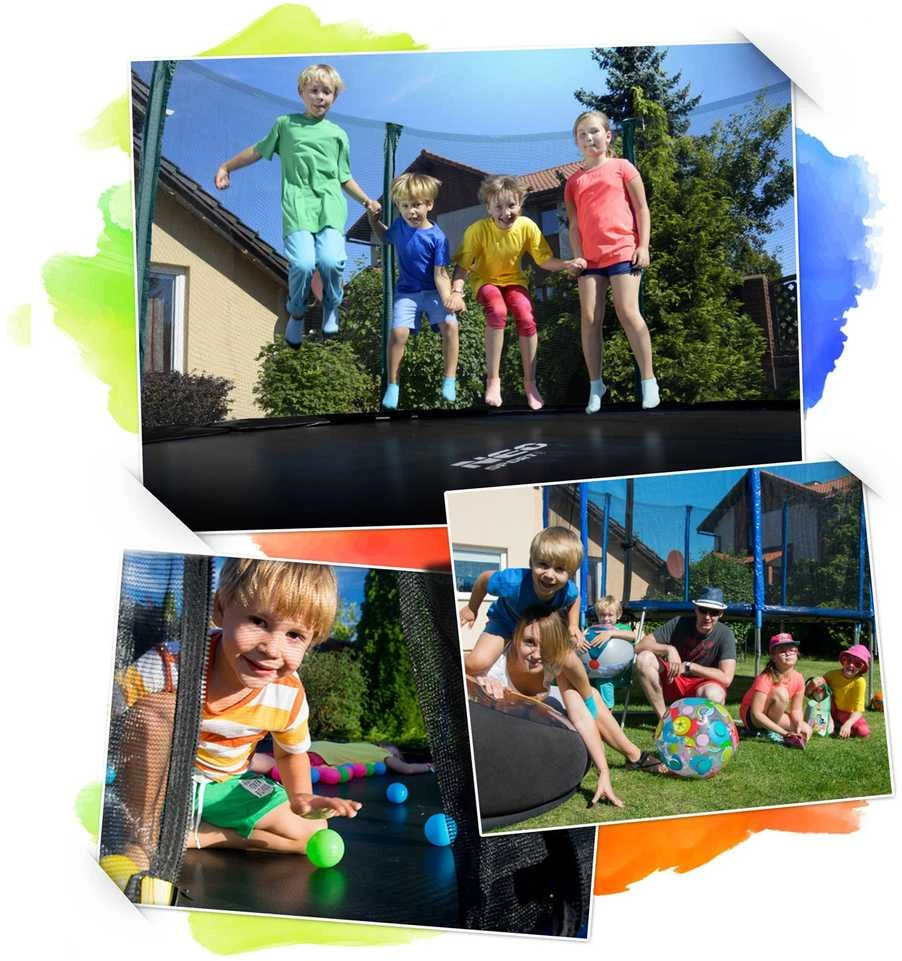 Vaikiškas sodo batutas 140 cm 4,5 pėdų Neo-Sport