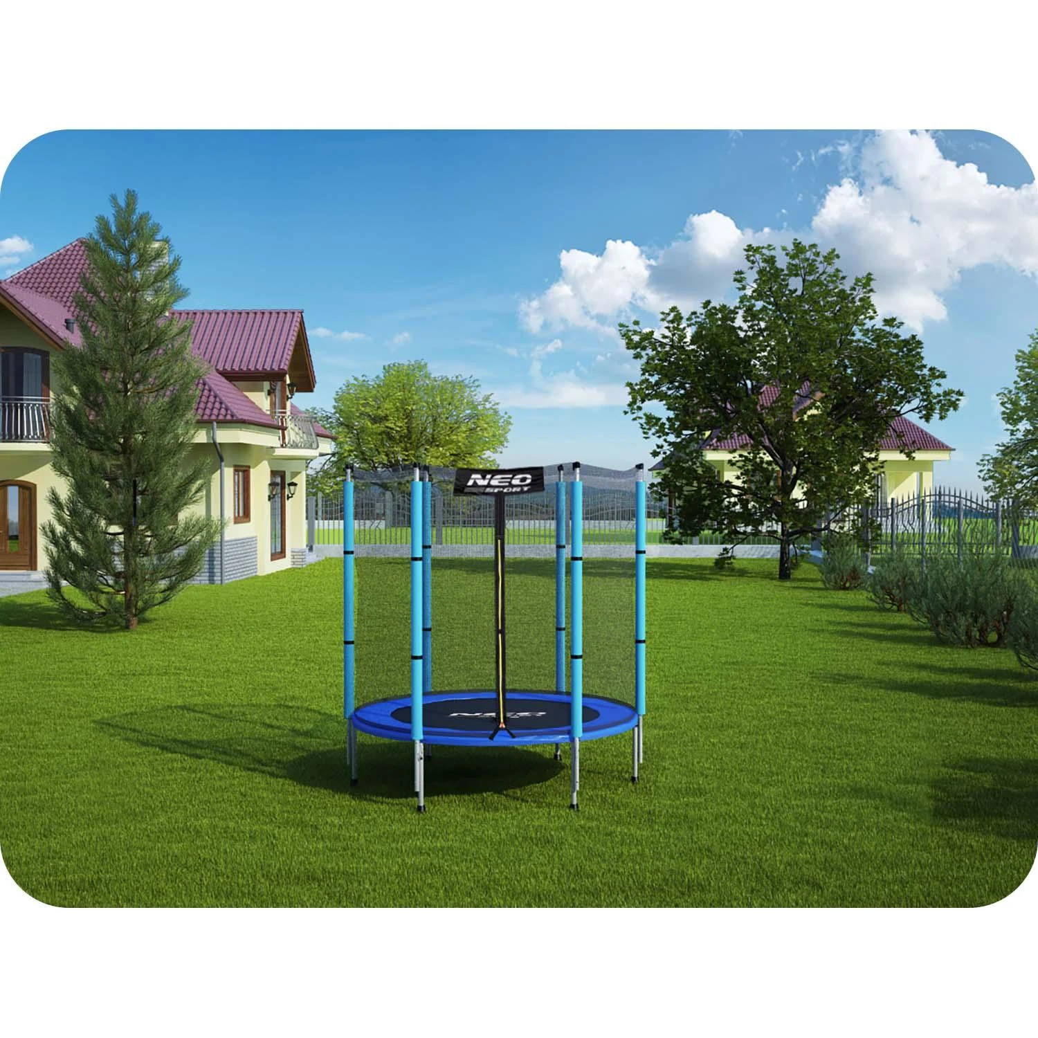 Sodo batutas Neo-Sport NS-04Z200F su išorinės akies 4,5 FT 140 cm
