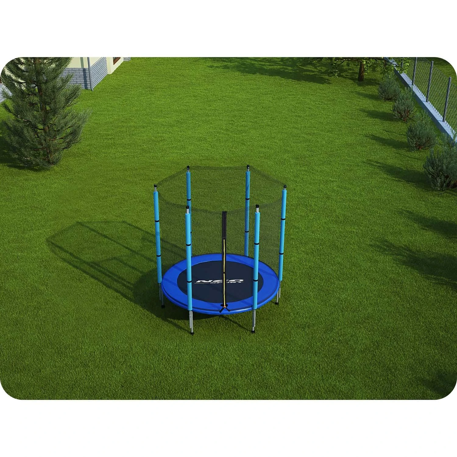 Sodo batutas Neo-Sport NS-04Z200F su išorinės akies 4,5 FT 140 cm