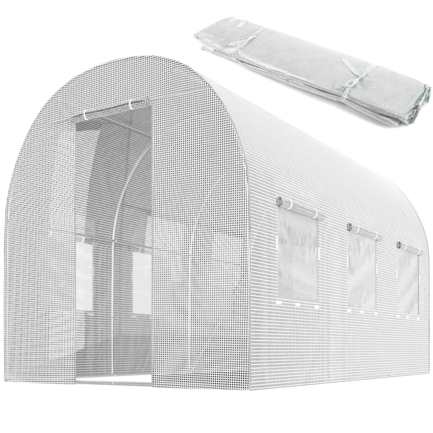 Šiltnamis 2x3m (6m2) baltas Plonos