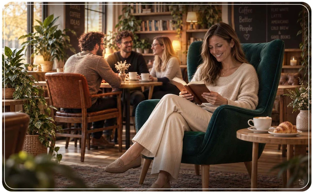 Sofa Fotelis uszak su pakoja Sofotel Norse tamsiai žalias