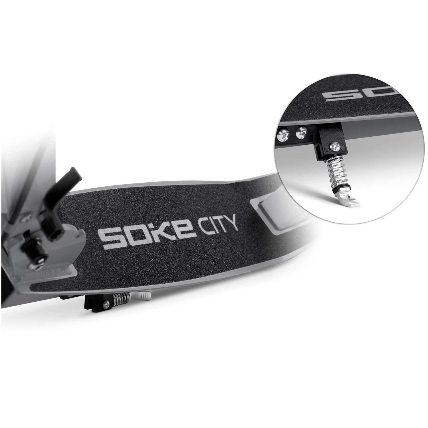 Pilkas Soke City paspirtukas