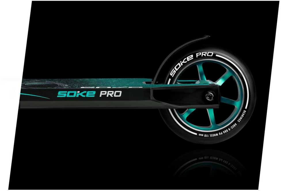 SOKE PRO turkio spalvos triukų paspirtukas