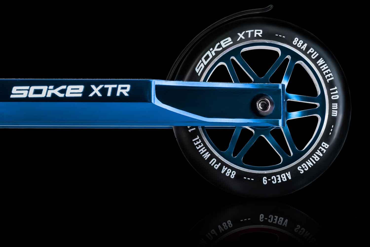 buvo SOKE XTR mėlynas paspirtukas