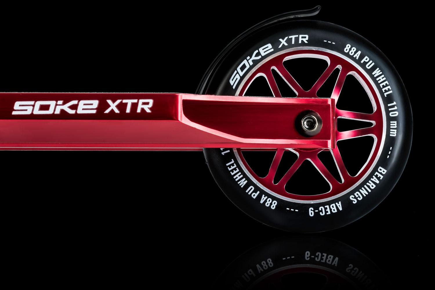 buvo SOKE XTR raudonas paspirtukas