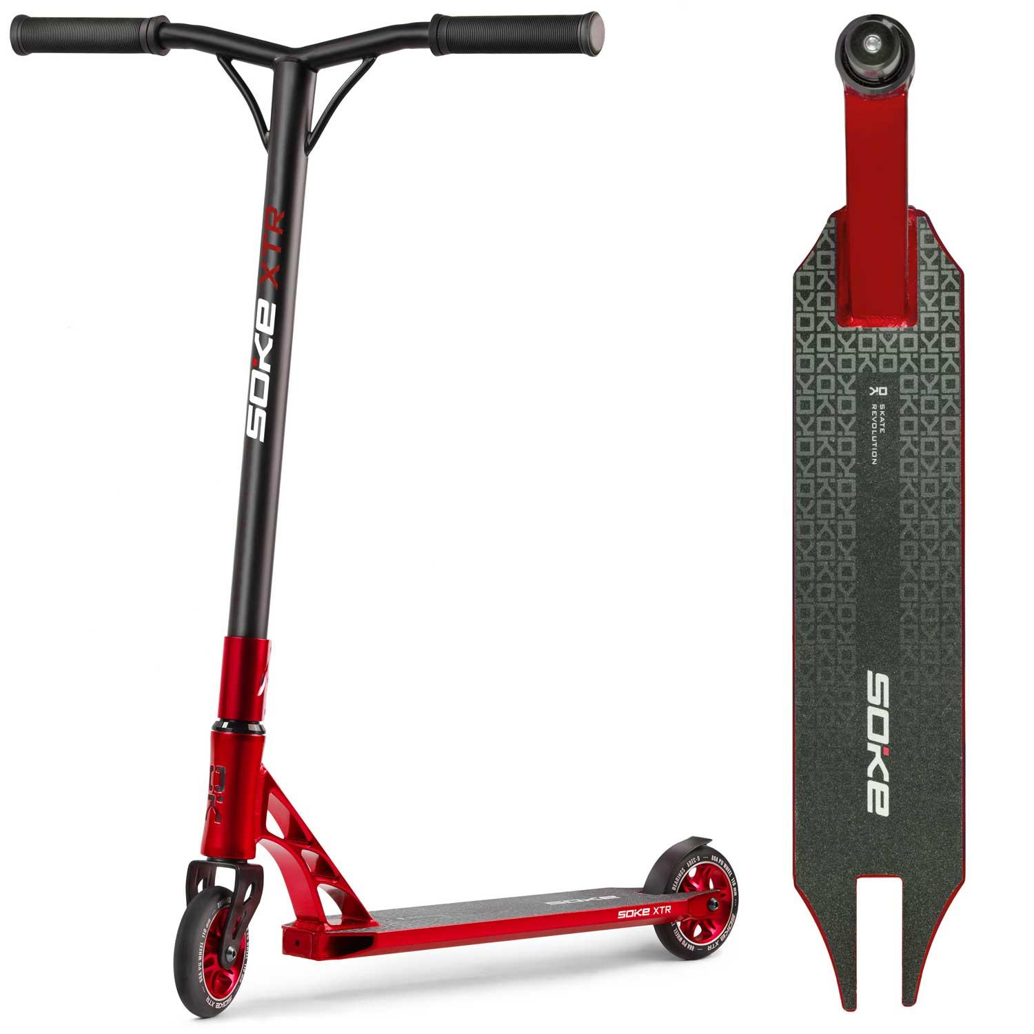 buvo SOKE XTR raudonas paspirtukas