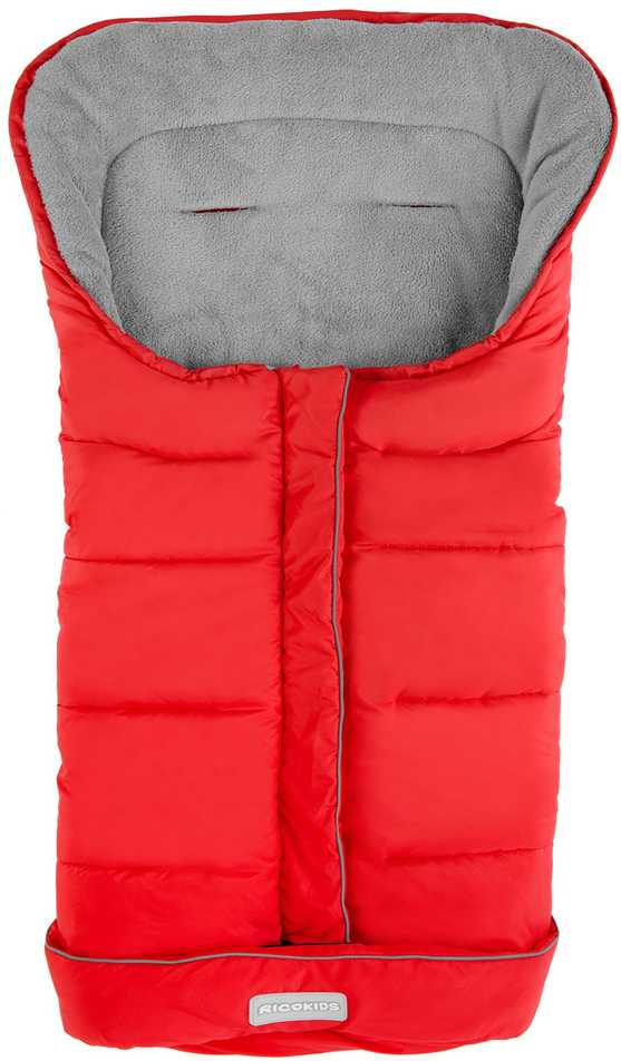 Miegmaišis vežimėliui, rogutėms 96 x 45 cm Ricokids Drimi raudonas