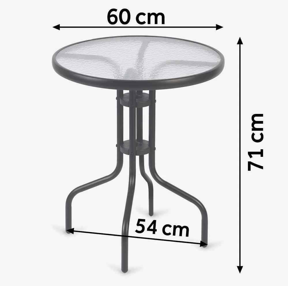 Sofotel SO-981 apvalus sodo stalas 60 x 71 cm