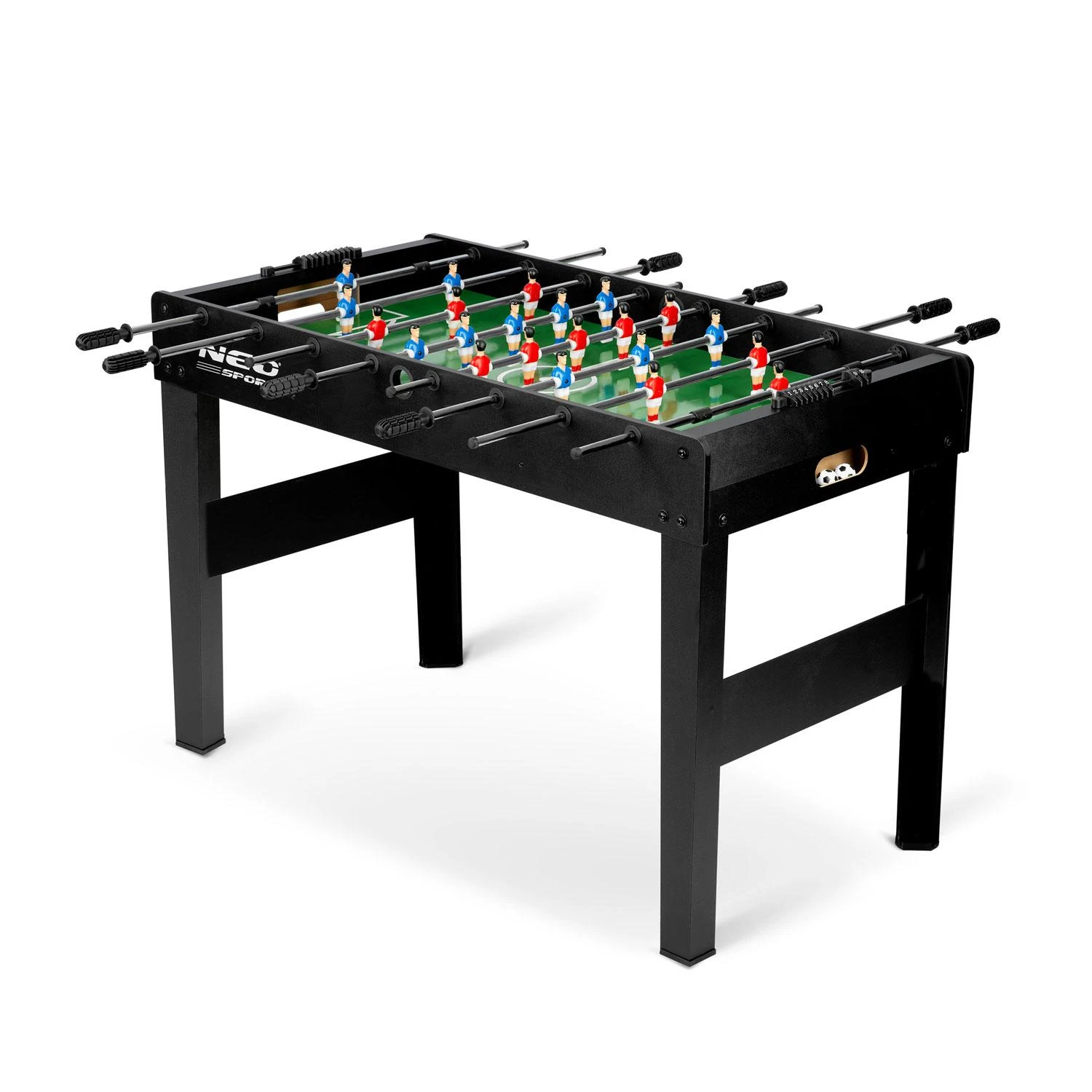 Neo-Sport Neosport juodas futboliuko stalas 118x61x79 cm NS-805