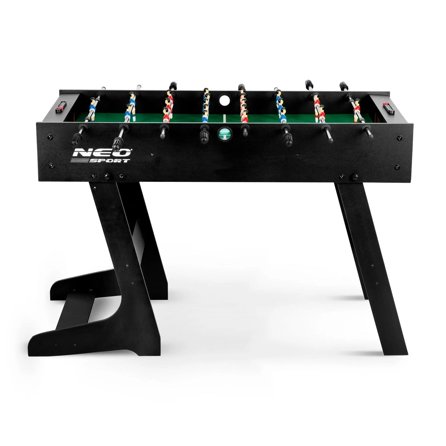 Neo-Sport Stalo futbolo stalas, didelis šeimos žaidimas, pramogos patalpose, juodas stalo futbolas