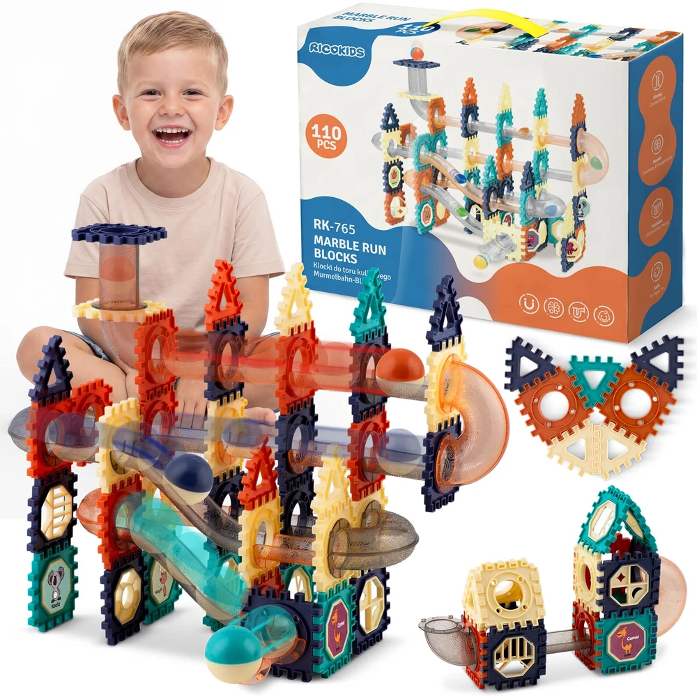 Ricokids RK-765 konstruktoriaus kaladėlės su čiuožykla