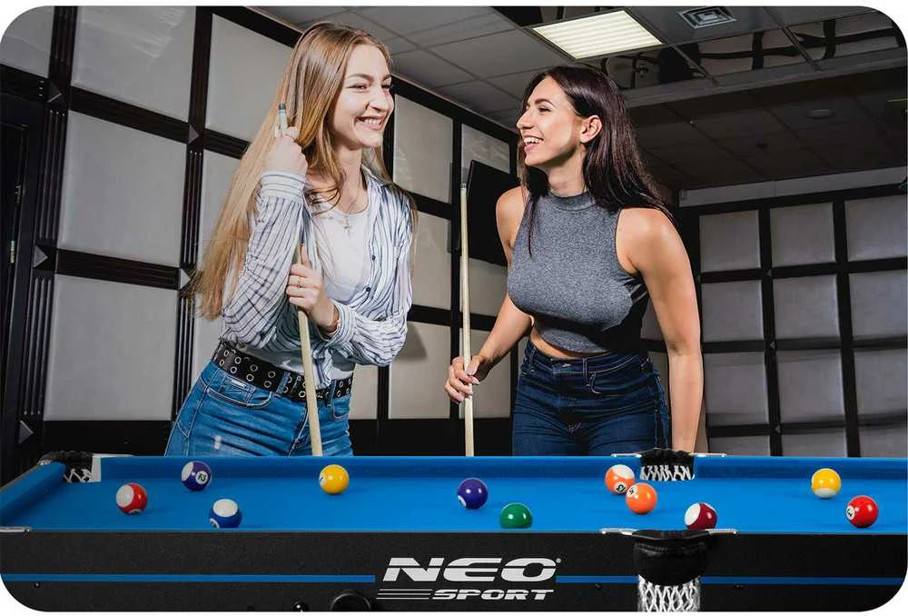 Neo-Sport 6 pėdų biliardo stalo komplektas, didelis biliardo stalas AD62A NS-808