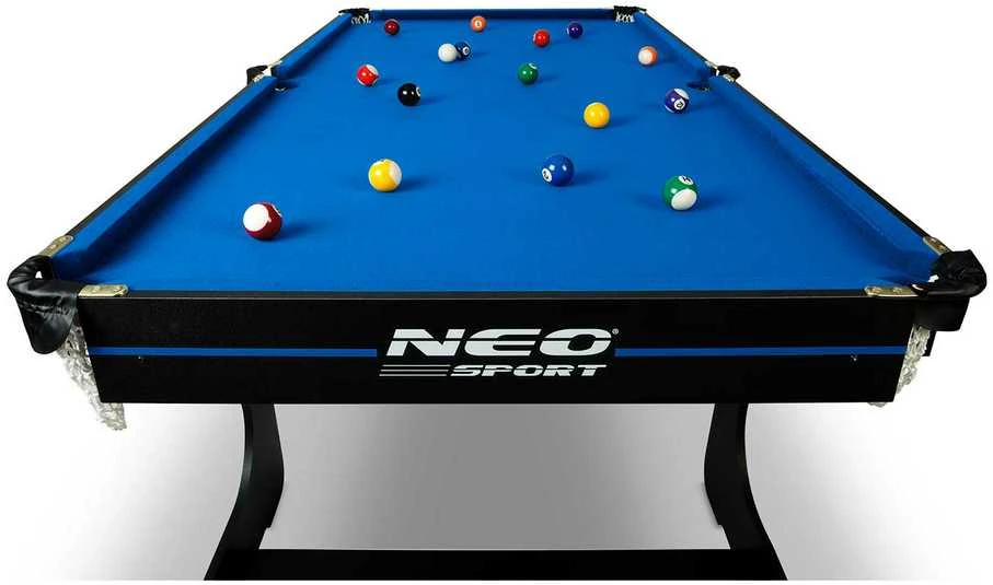 Neo-Sport 6 pėdų biliardo stalo komplektas, didelis biliardo stalas AD62A NS-808