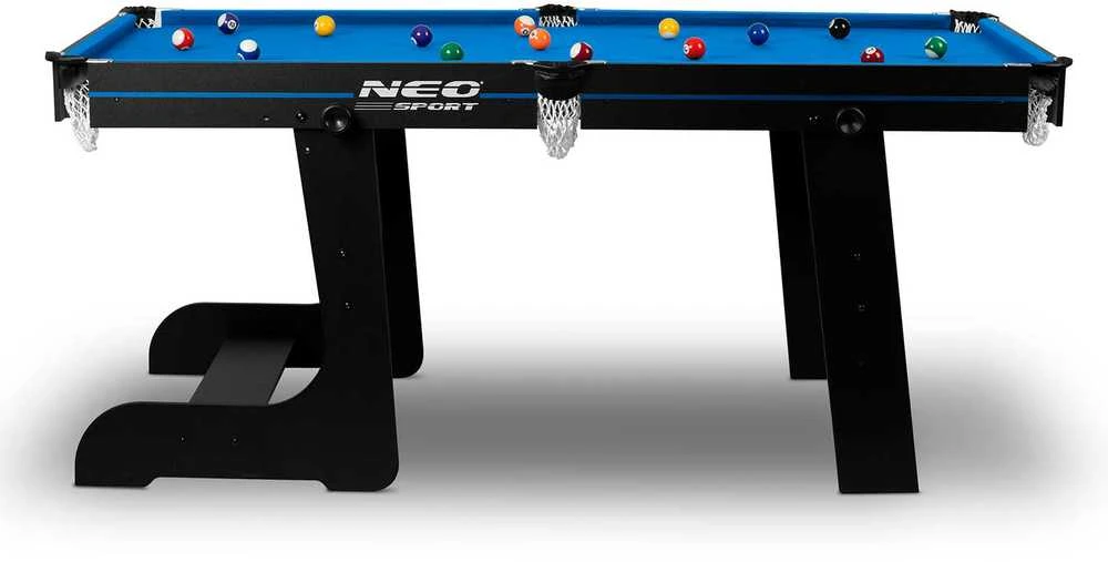 Neo-Sport 6 pėdų biliardo stalo komplektas, didelis biliardo stalas AD62A NS-808