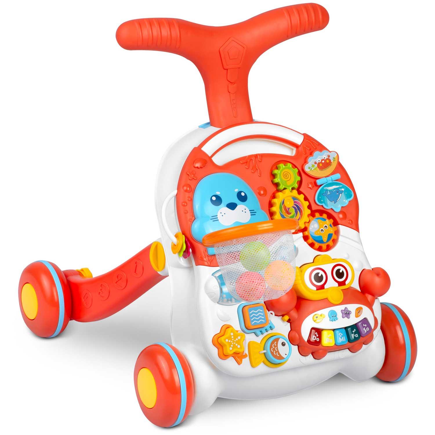 Ricokids Vaikiškas edukacinis staliukas 2in1 RK-810 baltai raudonas