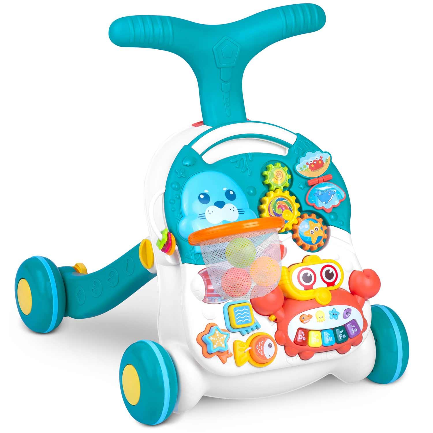 Ricokids Vaikiškas edukacinis staliukas 3in1 RK-810 baltai mėlynas