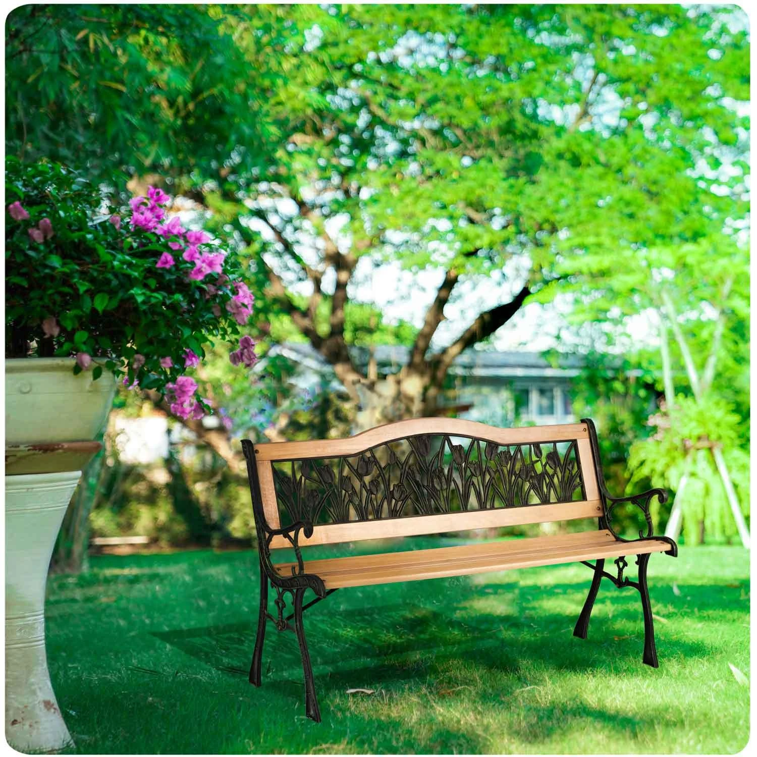 Sofotel Gardi Tulip sodo suoliukas su atlošu 123,5 x 74 x 48 cm