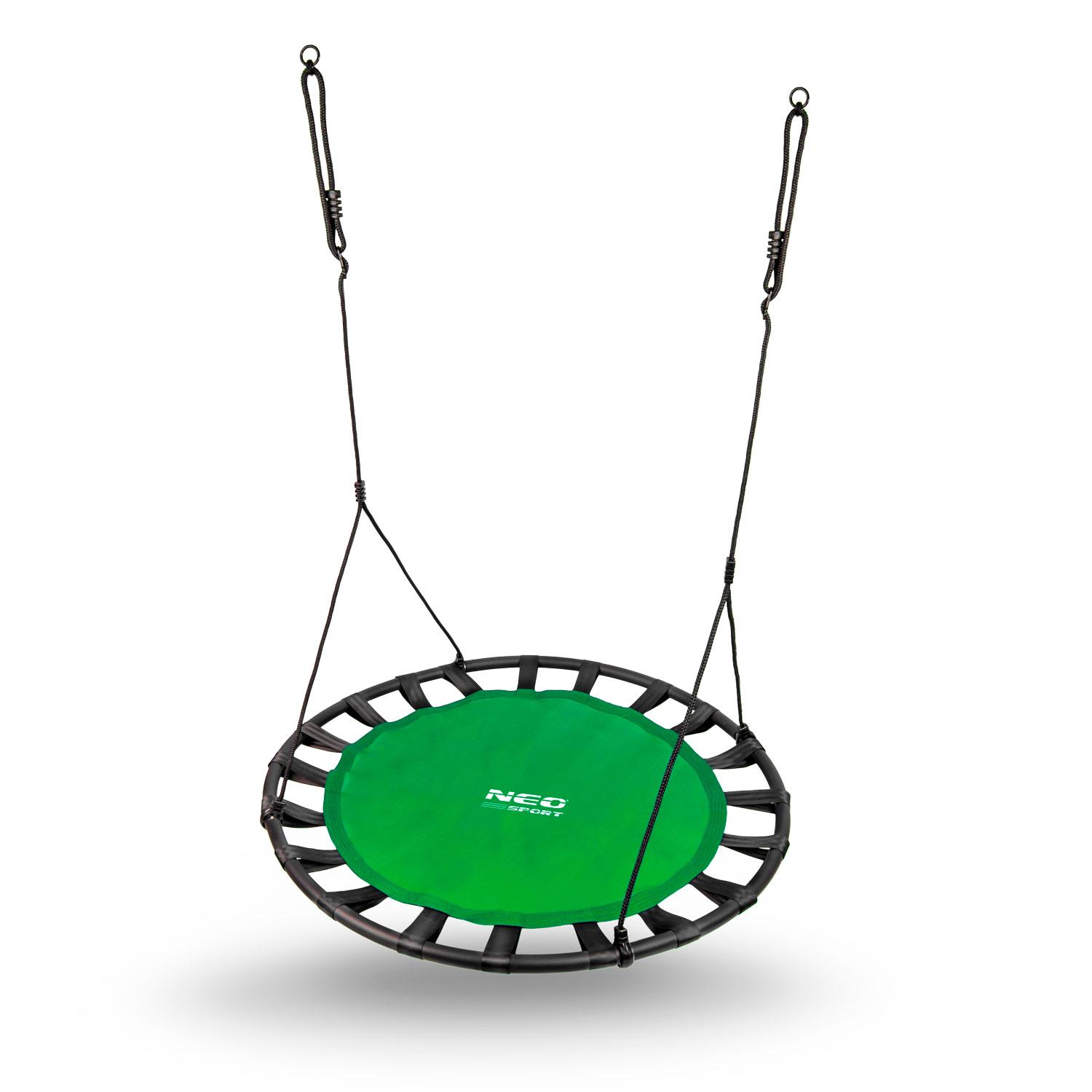 Neo-Sport Sūpynės gandro lizdui SWINGO XXL 120 cm žalios