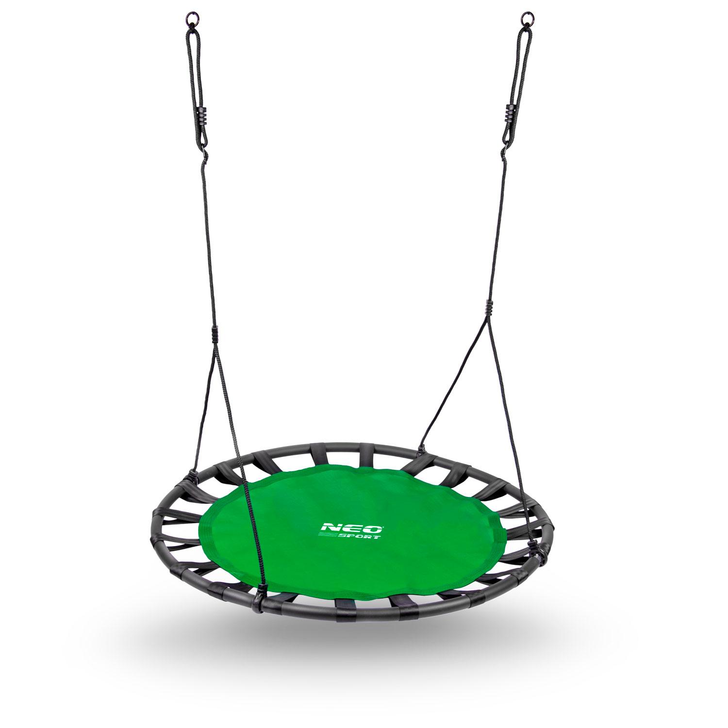 Neo-Sport Sūpynės gandro lizdui SWINGO XXL 120 cm žalios