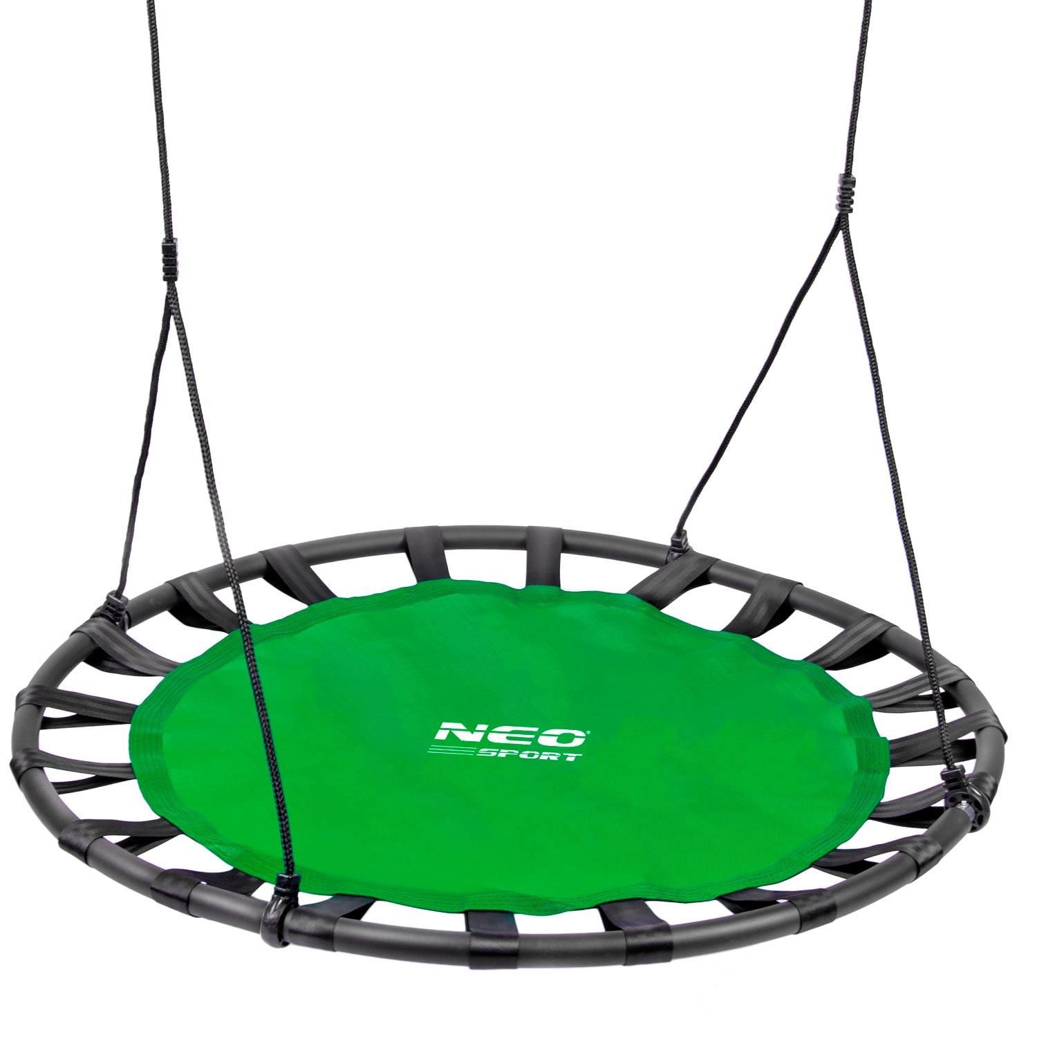 Neo-Sport Sūpynės gandro lizdui SWINGO XXL 120 cm žalios