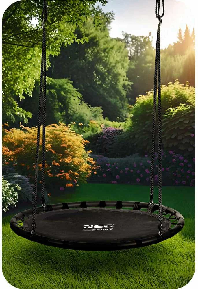 Neo-Sport SPORT Vaikiškos swingo sūpynės, Gandro lizdas, 110 cm