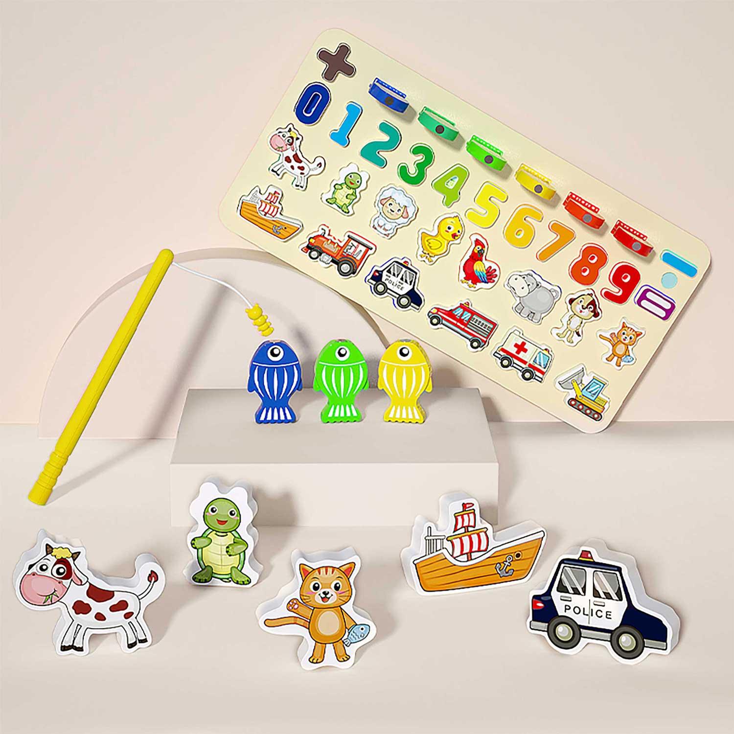 „Ricokids 781400“ edukacinė lenta su skaičiais, gyvūnais ir transporto priemonėmis