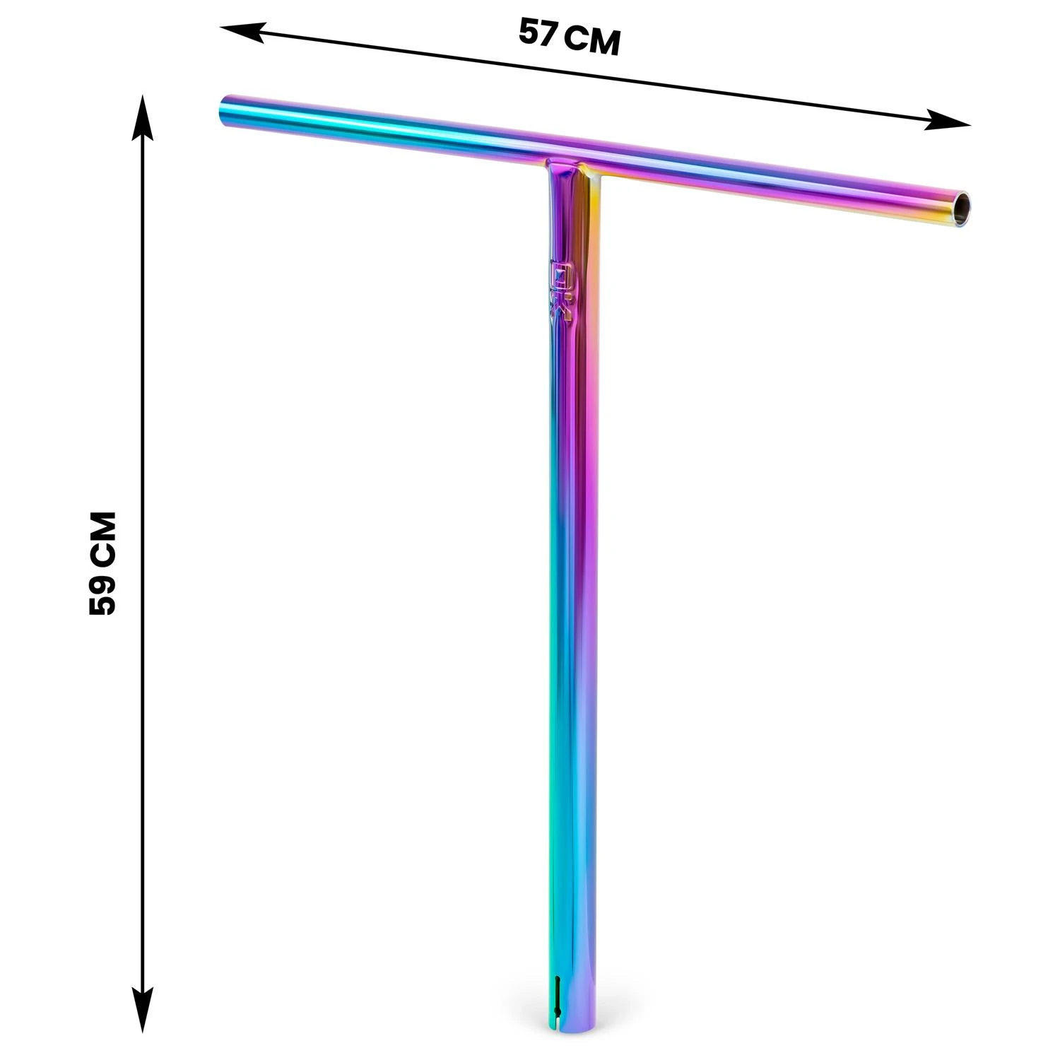 Vairo T formos Soke neochromuotas 59 cm profesionaliam paspirtukui