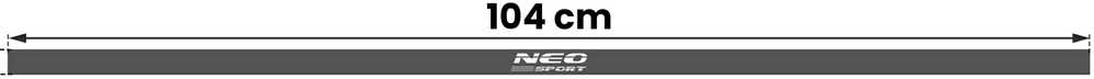 NS-960 Neo-Sport mankštos pasipriešinimo juosta, juoda