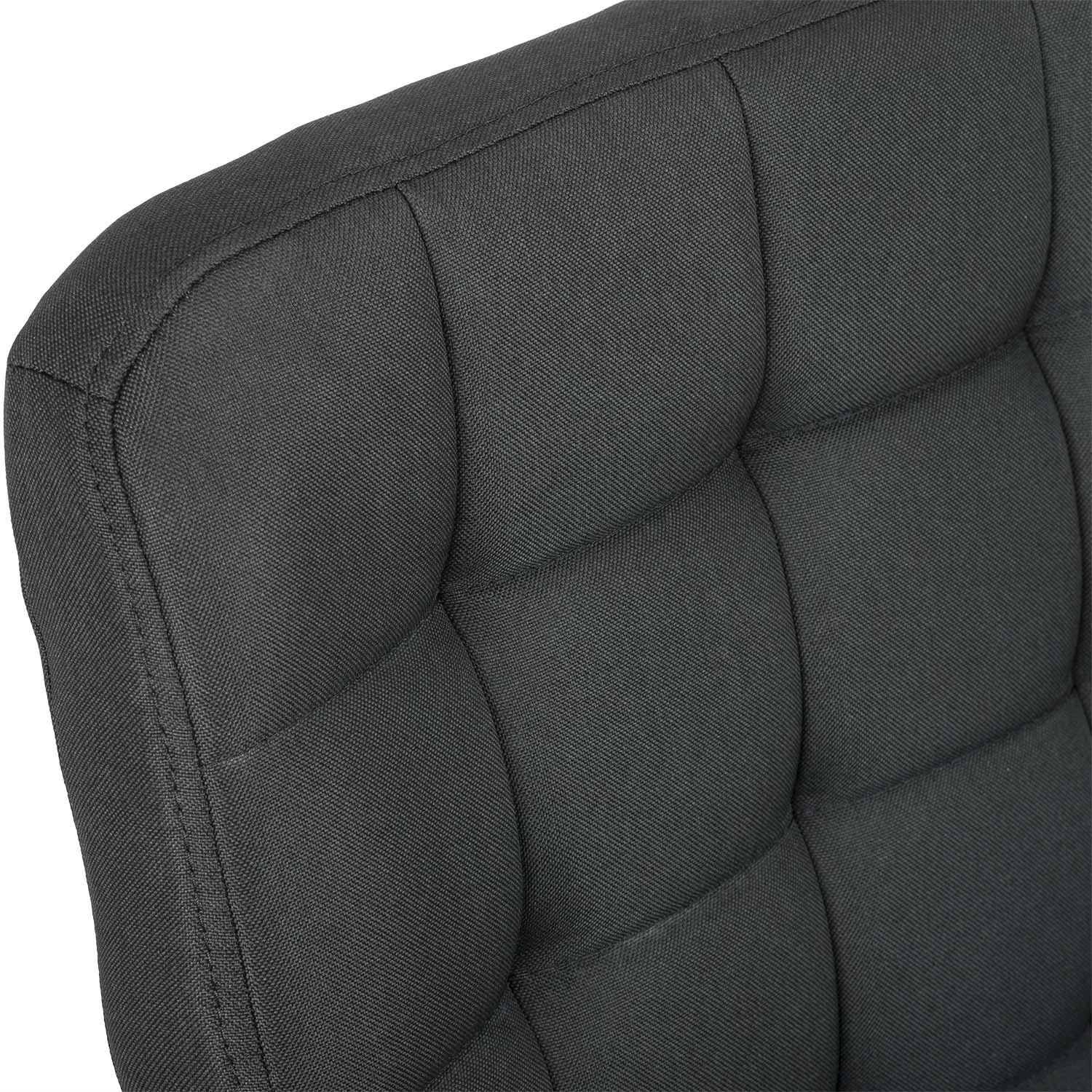 Sofotel Juoda audinio biuro kėdė, ergonomiškas dizainas, reguliuojamas aukštis, namams ir biurui, patogi užduočių kėdė, vadovo kėdė