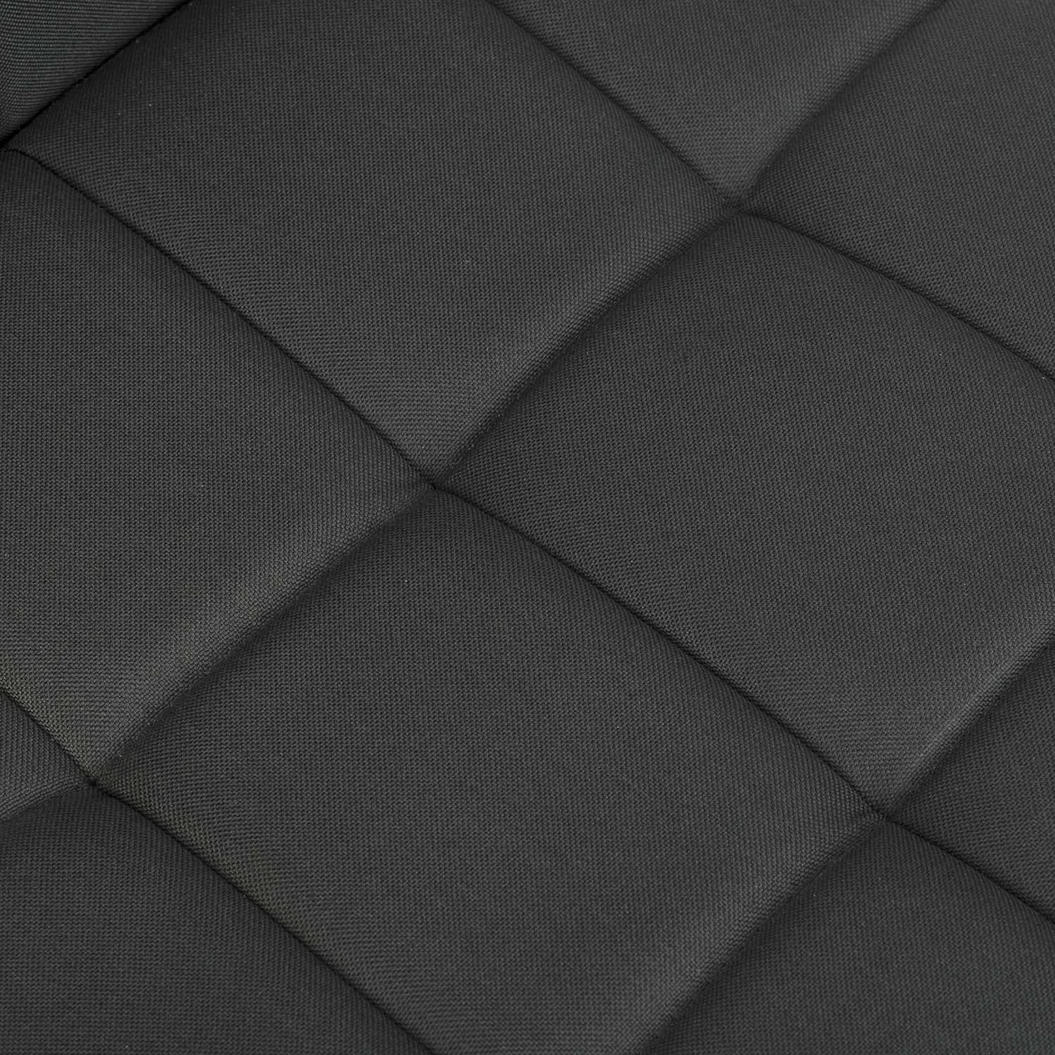 Sofotel Juoda audinio biuro kėdė, ergonomiškas dizainas, reguliuojamas aukštis, namams ir biurui, patogi užduočių kėdė, vadovo kėdė