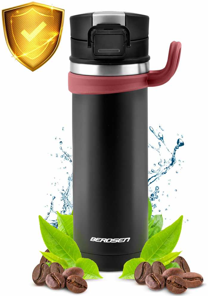 Berdsen Vakuuminis termosas 450 ml BD-783 juodas