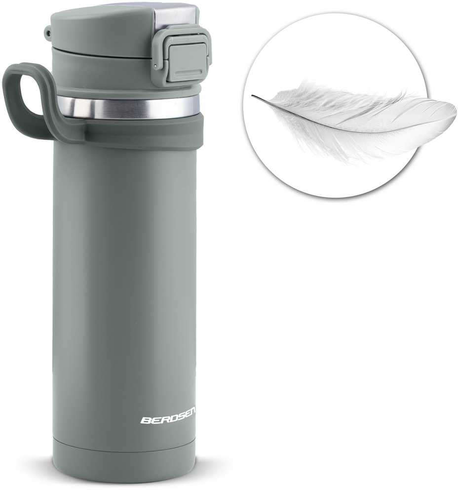 Berdsen Vakuuminis termosas 450 ml BD-783 pilkas