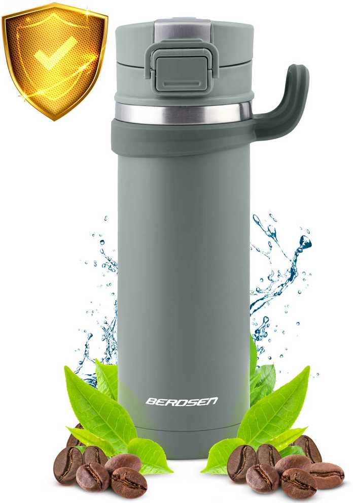 Berdsen Vakuuminis termosas 450 ml BD-783 pilkas