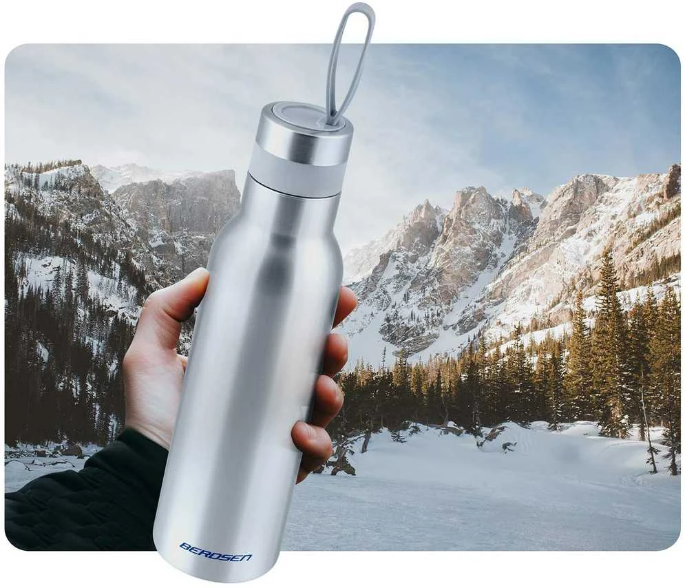 Berdsen Vakuuminis termosas 500 ml BD-787 sidabrinis