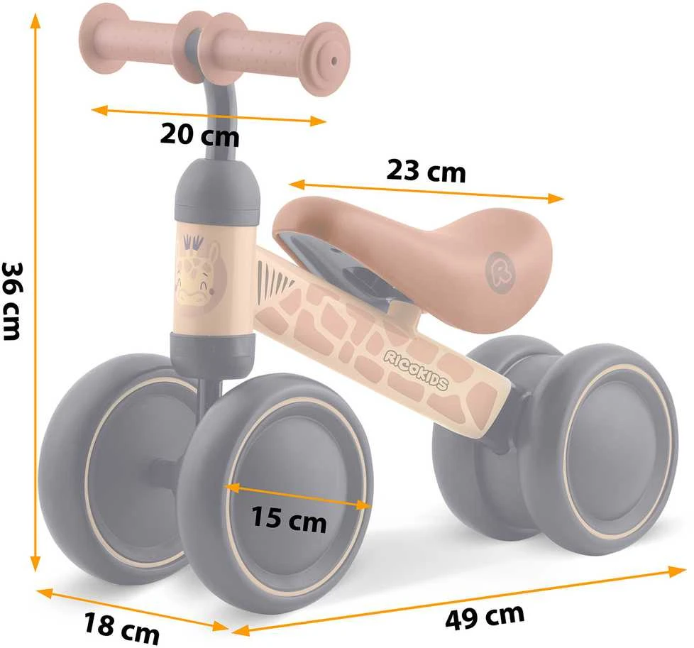 Ricokids balansinis triratis vaikams