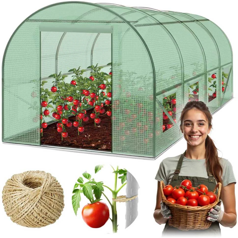 Šiltnamis 2 x 4,5 m (9 m2) Plonos