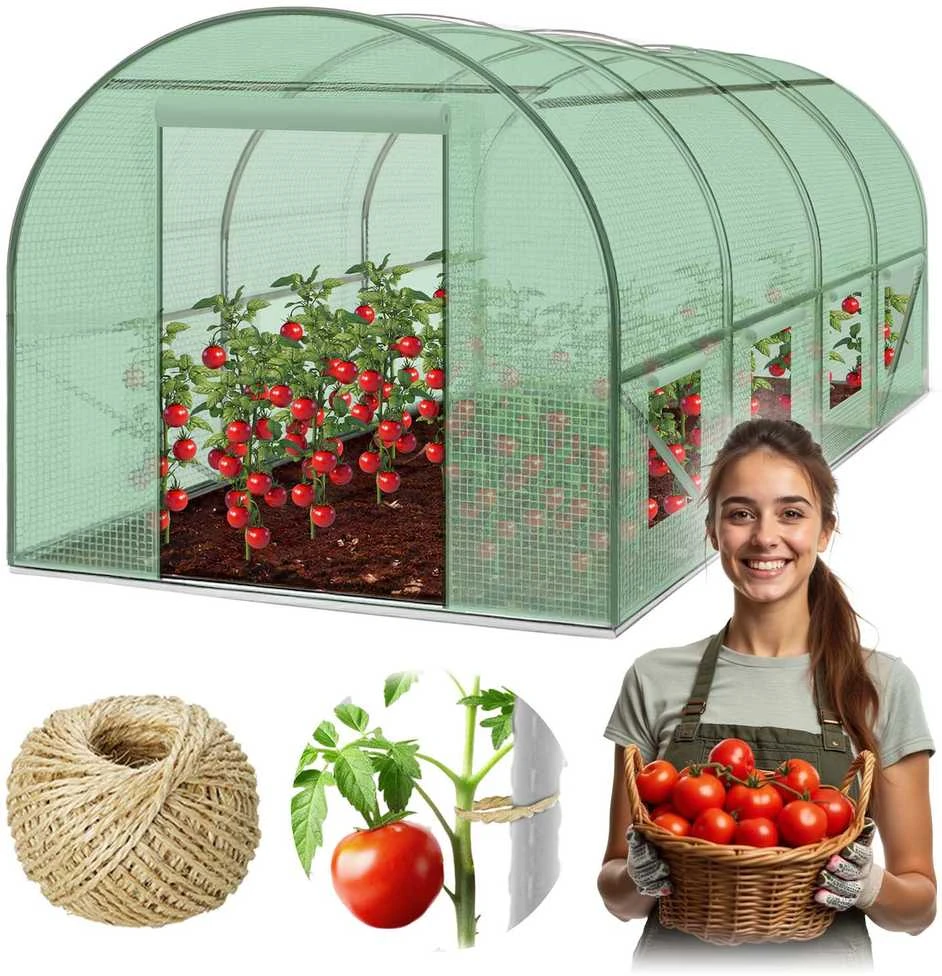 Šiltnamis 2,5 x 4 m (10 m2) Plonos